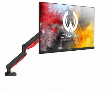 Gaming desk mount for single monitor