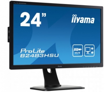 iiyama ProLite B2483HSU-B1DP LED display 61 cm (24\") 1920 x 1080 Pixels Full HD Zwart