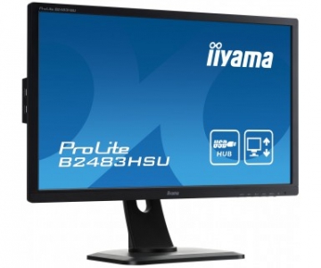 iiyama ProLite B2483HSU-B1DP LED display 61 cm (24\") 1920 x 1080 Pixels Full HD Zwart