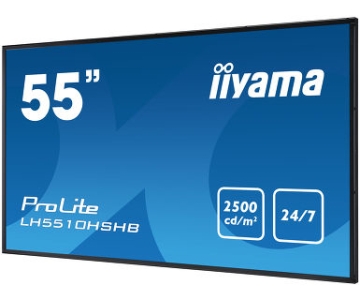 iiyama LH5510HSHB-B1 beeldkrant 139,7 cm (55\") LED Full HD Digitale signage flatscreen Zwart