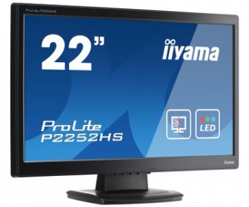 iiyama ProLite P2252HS-B1 computer monitor 54,6 cm (21.5\") 1920 x 1080 Pixels Full HD LED Zwart