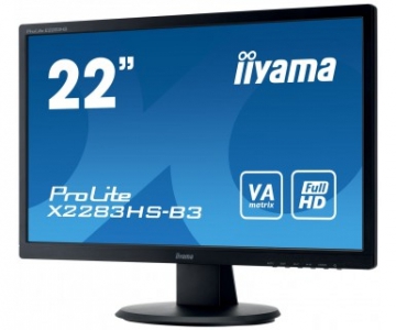 iiyama ProLite X2283HS-B3 LED display 54,6 cm (21.5\") 1920 x 1080 Pixels Full HD Zwart