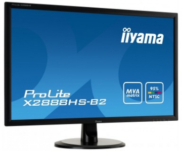 iiyama ProLite X2888HS-B2 computer monitor 71,1 cm (28\") 1920 x 1080 Pixels Full HD LED Zwart