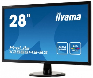 iiyama ProLite X2888HS-B2 computer monitor 71,1 cm (28\") 1920 x 1080 Pixels Full HD LED Zwart