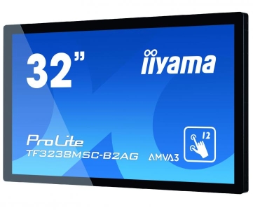 iiyama TF3238MSC-B2AG beeldkrant 80 cm (31.5\") LED Full HD Touchscreen Interactief flatscreen Zwart
