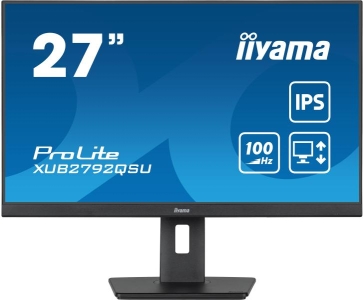 iiyama ProLite computer monitor 68,6 cm (27\") 2560 x 1440 Pixels Full HD LED Zwart