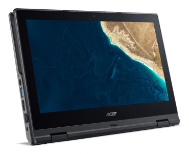 Acer TravelMate Spin B1 TMB118-G2-R-C6RX Hybride (2-in-1) Zwart 29,5 cm (11.6\") 1366 x 768 Pixels Touchscreen Intel® Celeron® 4 