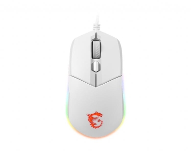 MSI CLUTCH GM11 WHITE muis Ambidextrous USB Type-A Optisch 5000 DPI