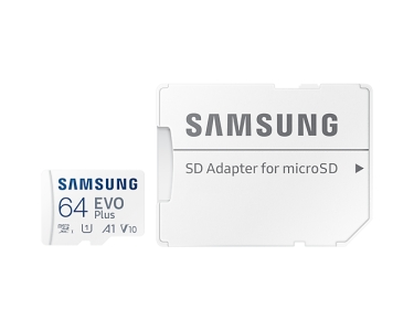 Samsung EVO Plus flashgeheugen 64 GB MicroSDXC UHS-I Klasse 10