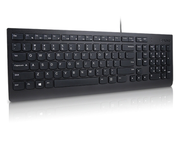 Lenovo Essential toetsenbord USB QWERTY Amerikaans Engels Zwart