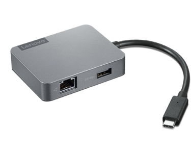 Lenovo 4X91A30366 interface hub USB 2.0 Type-C Grijs