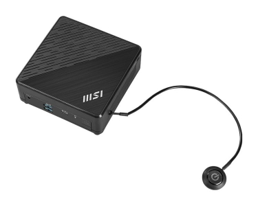 MSI Cubi N ADL-001EU Mini PC Intel® N N200 4 GB DDR4-SDRAM 128 GB SSD Windows 11 Pro Zwart