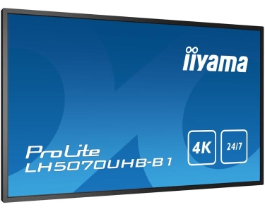 iiyama LH5070UHB-B1 beeldkrant Digitale signage flatscreen 125,7 cm (49.5\") VA 700 cd/m² 4K Ultra HD Zwart Type processor Androi