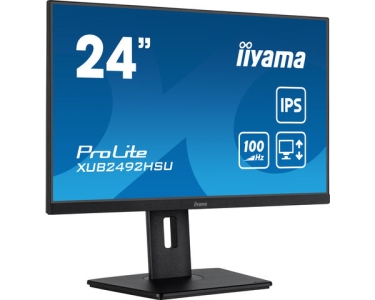 iiyama XUB2492HSU-B6 computer monitor 60,5 cm (23.8\") 1920 x 1080 Pixels Full HD LED Zwart