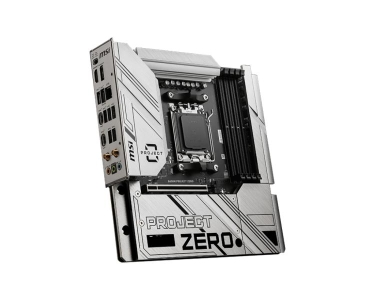 MSI B650M PROJECT ZERO moederbord AMD B650 Socket AM5 micro ATX