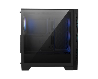 MSI MAG FORGE 320R AIRFLOW computerbehuizing Micro Tower Zwart, Transparant