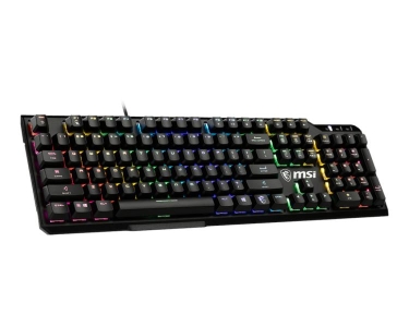 MSI Vigor GK41 LR US toetsenbord USB QWERTY Engels Zwart