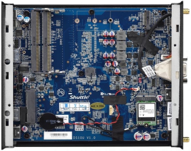 Shuttle XPС slim DS10U3 i3-8145U 2,1 GHz 1,3L maat pc Zwart Intel SoC BGA 1528