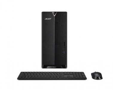 Acer Aspire TC-886 I5808 NL Intel® 9de generatie Core™ i5 i5-9400 8 GB DDR4-SDRAM 1256 GB HDD+SSD Desktop Zwart PC Windows 10 Ho