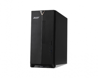 Acer Aspire TC-886 I3815 NL Intel® 9de generatie Core™ i3 i3-9100 8 GB DDR4-SDRAM 512 GB SSD Desktop Zwart PC Windows 10 Home