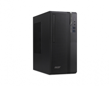 Acer Veriton ES2735G Intel® 9de generatie Core™ i3 i3-9100 4 GB DDR4-SDRAM 128 GB SSD Desktop Zwart PC Windows 10 Home
