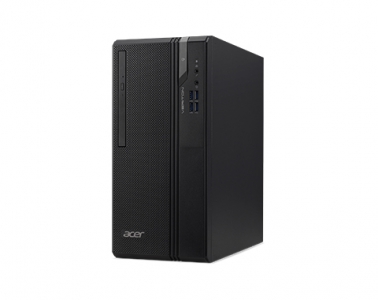 Acer Veriton ES2735G Intel® 9de generatie Core™ i3 i3-9100 4 GB DDR4-SDRAM 128 GB SSD Desktop Zwart PC Windows 10 Home