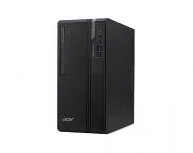 Acer Veriton ES2735G Intel® 9de generatie Core™ i3 i3-9100 4 GB DDR4-SDRAM 128 GB SSD Desktop Zwart PC Windows 10 Pro