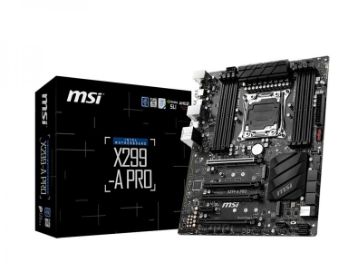 MSI X299-A PRO moederbord LGA 2066 Intel® X299