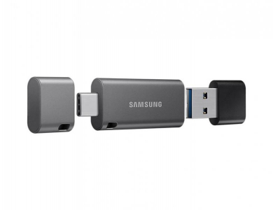 Samsung Duo Plus USB flash drive 128 GB USB Type-C 3.2 Gen 1 (3.1 Gen 1) Zwart, Grijs