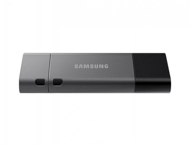 Samsung Duo Plus USB flash drive 128 GB USB Type-C 3.2 Gen 1 (3.1 Gen 1) Zwart, Grijs