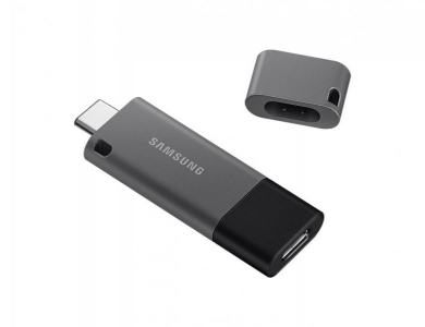 Samsung Duo Plus USB flash drive 128 GB USB Type-C 3.2 Gen 1 (3.1 Gen 1) Zwart, Grijs