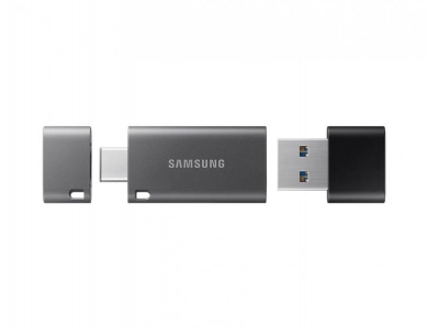 Samsung Duo Plus USB flash drive 128 GB USB Type-C 3.2 Gen 1 (3.1 Gen 1) Zwart, Grijs