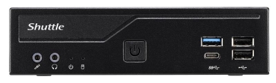 Shuttle Slim PC DH610S , S1700, 1x HDMI, 1x DP , 1x 2.5\" , 2x M.2, 1x LAN (Intel 1G), 24/7 permanent gebruik, incl. VESA