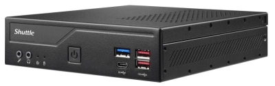 Shuttle Slim PC DH670V2 , S1700, 2x HDMI, 2x DP , 2x 2.5G LAN, 2x COM, 8x USB, 1x 2.5\", 2x M.2, 24/7 permanent gebruik, incl. VE