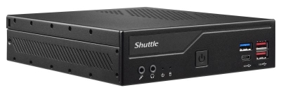 Shuttle Slim PC DH670V2 , S1700, 2x HDMI, 2x DP , 2x 2.5G LAN, 2x COM, 8x USB, 1x 2.5\", 2x M.2, 24/7 permanent gebruik, incl. VE