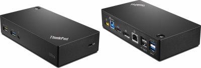 Lenovo ThinkPad USB 3.0 Ultra Dock Bedraad USB 3.2 Gen 1 (3.1 Gen 1) Type-A Zwart