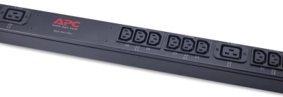 APC Rack PDU, Basic, ZeroU, 16A, 400V, (36x) C13 & (6x) C19, IEC 309 16A 3Fase stekker