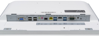 Shuttle All-In-One Panel PC Barebone P15WL01-i5 wit, 15.6\" Multi-Touch-Screen, i5-8365UE, 2xLAN, IP65, ventilatorloos , 24/7 per