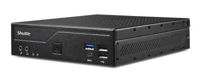 Shuttle Slim PC DH610S , S1700, 1x HDMI, 1x DP , 1x 2.5\" , 2x M.2, 1x LAN (Intel 1G), 24/7 permanent gebruik, incl. VESA