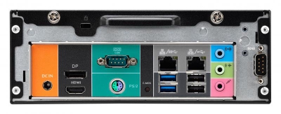 Shuttle XH110 PC/workstation barebone Laag Profiel (Slimline) Zwart Intel® H110 LGA 1151 (Socket H4)