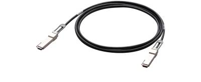 Allied Telesis AT-QSFP28-1CU Serial Attached SCSI (SAS)-kabel 1 m 25,8 Gbit/s Zwart, Zilver