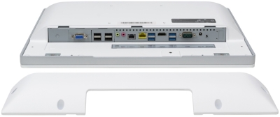 Shuttle All-In-One Panel PC Barebone P15WL01-i5 wit, 15.6\" Multi-Touch-Screen, i5-8365UE, 2xLAN, IP65, ventilatorloos , 24/7 per