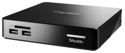 Shuttle XPC nano NS02AV2 DDR3L-SDRAM RK3368 Nettop Rockchip 2 GB 16 GB eMMC Android 8.1 Mini PC Zwart