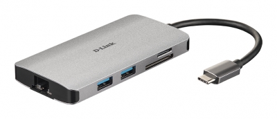 8-in-1 USB-C Hub-HDMI/LAN/Card Reader