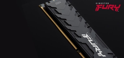 Kingston Technology FURY 16GB 3200MT/s DDR4 CL16 DIMM 1Gx8 Renegade Zwart