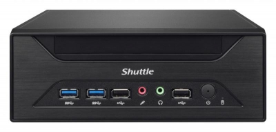 Shuttle XH110 PC/workstation barebone Laag Profiel (Slimline) Zwart Intel® H110 LGA 1151 (Socket H4)