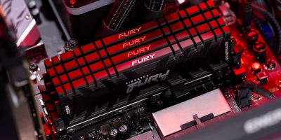 Kingston Technology FURY 16GB 3200MT/s DDR4 CL16 DIMM 1Gx8 Renegade RGB