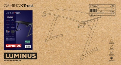 Trust GXT 709 LUMINUS Zwart