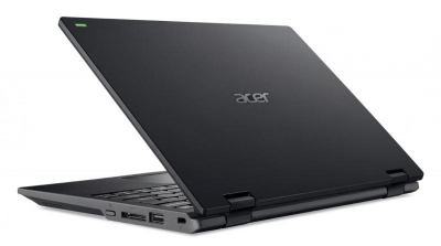 Acer TravelMate Spin B1 TMB118-G2-R-C6RX Hybride (2-in-1) Zwart 29,5 cm (11.6\") 1366 x 768 Pixels Touchscreen Intel® Celeron® 4 