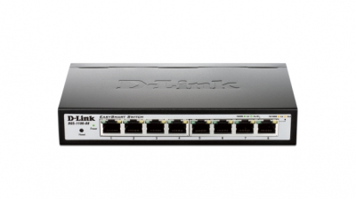 D-Link DGS-1100-08 Managed Gigabit Ethernet (10/100/1000) Zwart